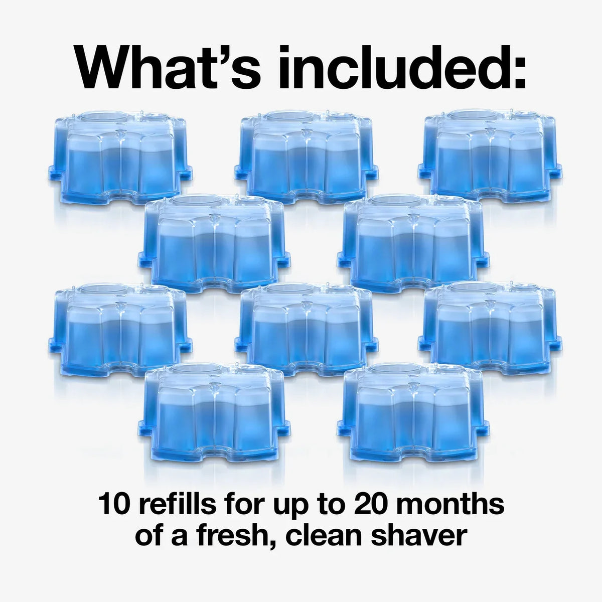 Braun Clean & Renew Refill Cartridges, 10 Pack