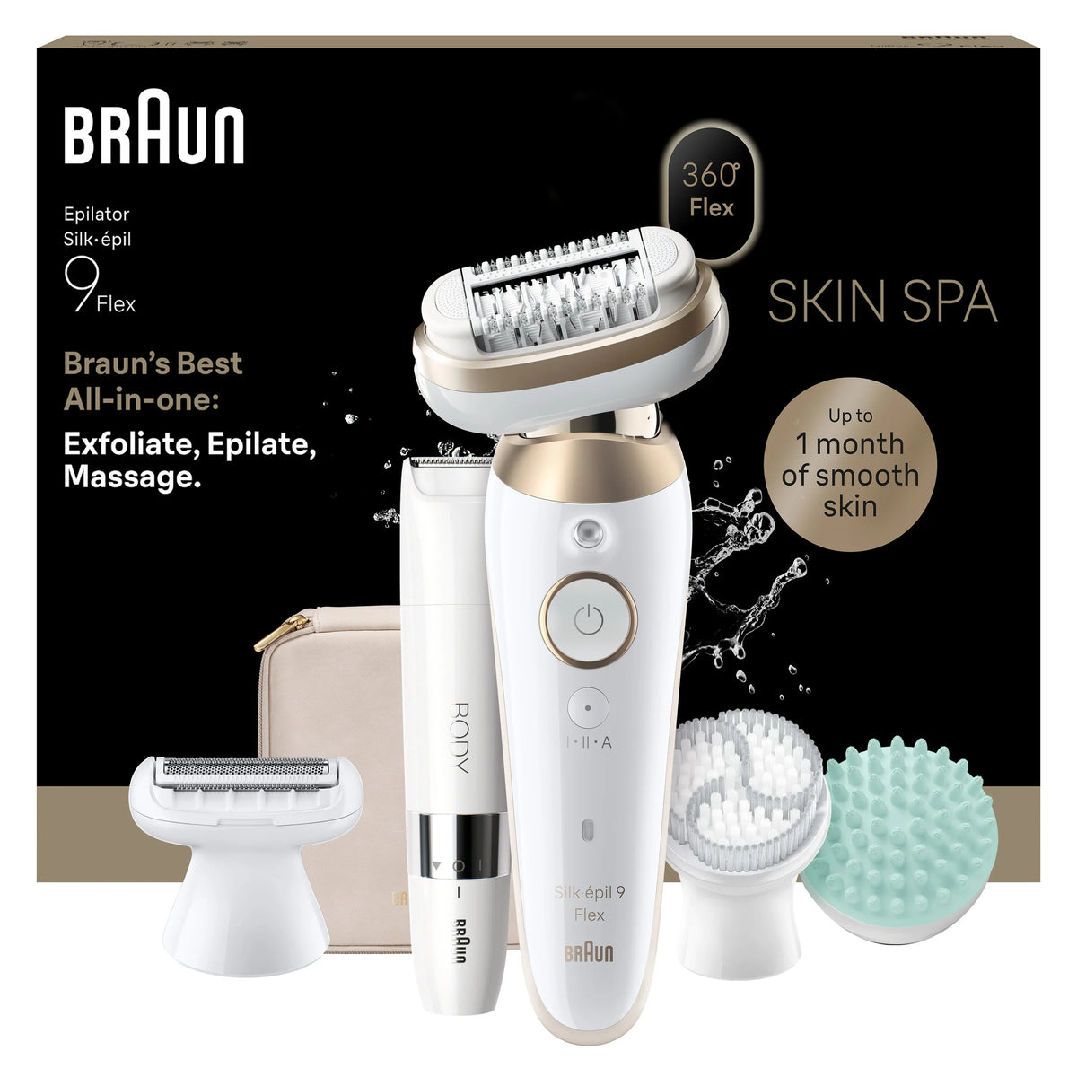 Braun Silk-épil 9 Flex SkinSpa 9-481 3D epilator Wet & Dry
